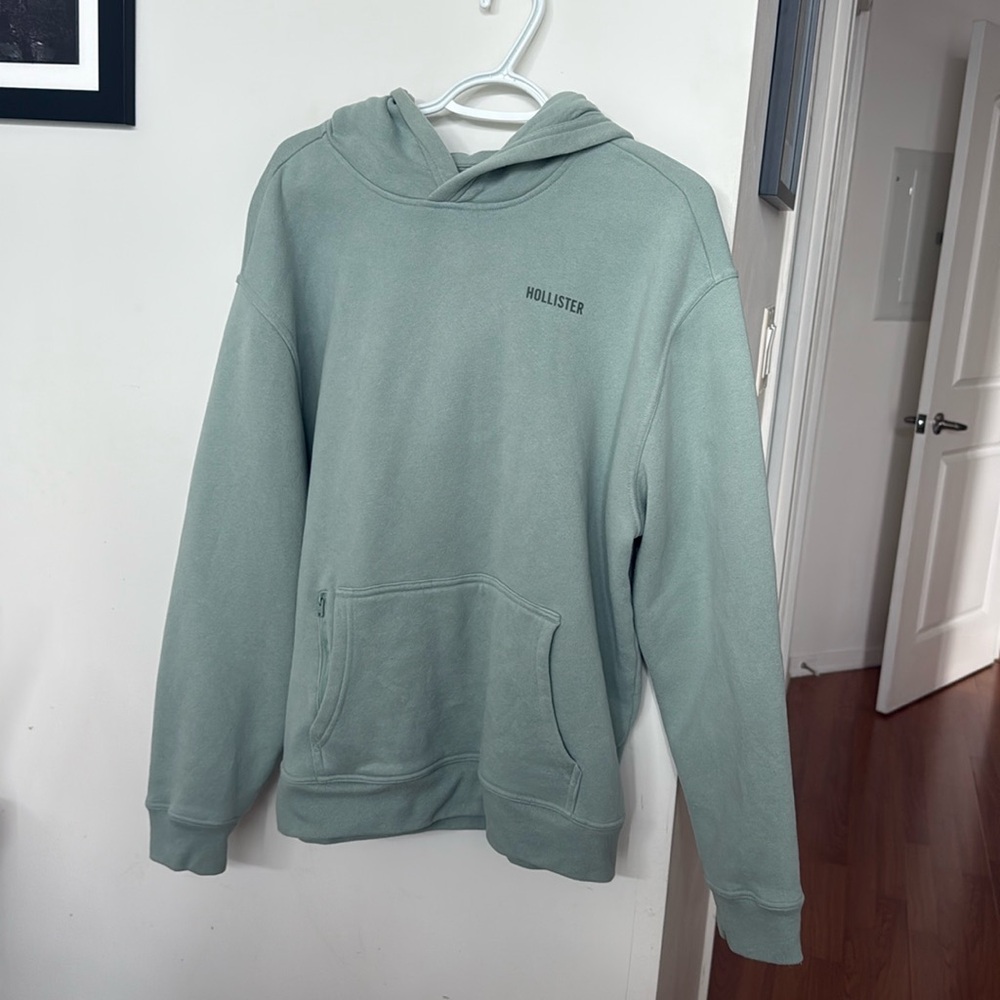 Hollister Sage Green Pullover Hoodie